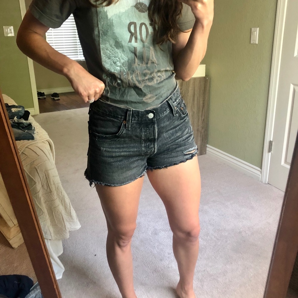 Levi’s 501 High Waisted Jean Shorts
